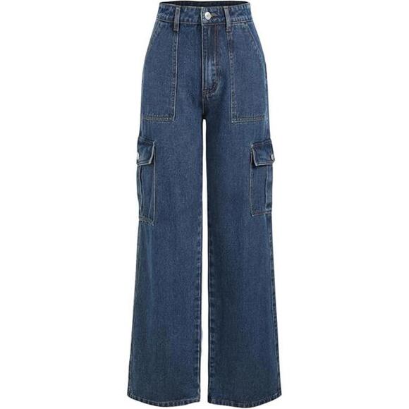 Cider Denim - Cider Alessia Solid Cargo Jeans - Size XS‎